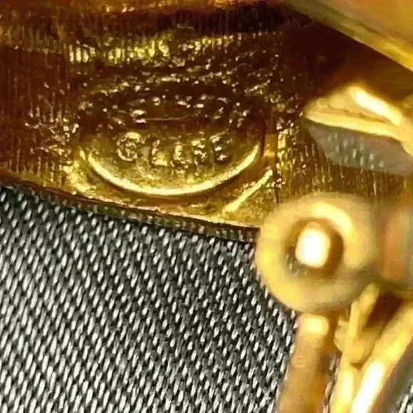 Kenneth J lane KJL clip on earrings 90s - Picture 3 of 6